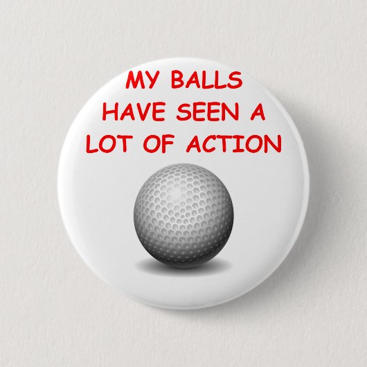Golf spielen button (Vorderseite)