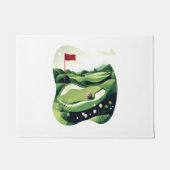 Golf spielen fußmatte (Vorderseite)