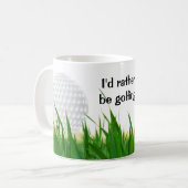 Golf spielen kaffeetasse (Vorderseite Links)