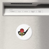 Golf spielen magnet (In Situ (Geschirrspüler))