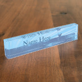 Golf spielen namensplakette (Seite)