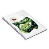 Golf spielen notizblock (Rechte Seite)