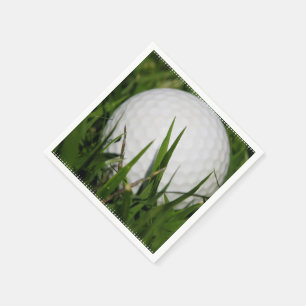 Golf spielen serviette