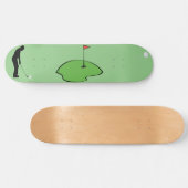 Golf spielen, skateboard (Horizontal)