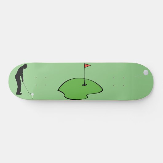 Golf spielen, skateboard (Horizontal)