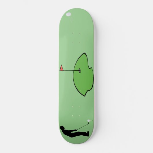 Golf spielen, skateboard (Vorderseite)