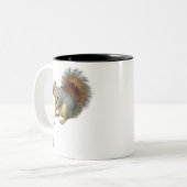 Golf spielende Eichhörnchen-Tasse Zweifarbige Tasse (Vorderseite Links)