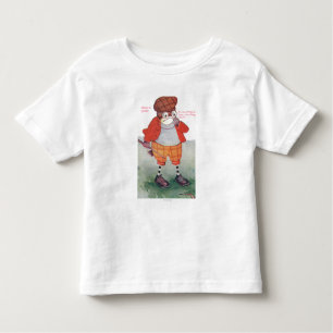 Golf spielende Eule, die Reden ist Silber, Kleinkind T-shirt