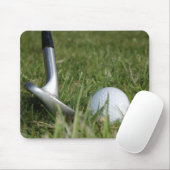 Golf spielende Foto-Mausunterlage Mousepad (Mit Mouse)