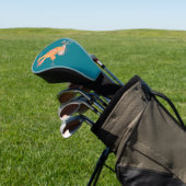 Golf spielende Hahn-Fahrer-Abdeckung Headcover (In SItu)
