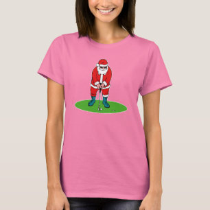 Golf spielende Sankt T-Shirt