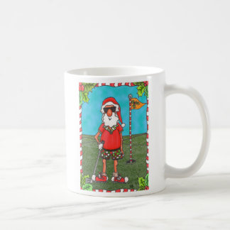 Golf spielende Sankt-Tasse Kaffeetasse