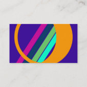 Golf spielende visitenkarte (Rückseite)