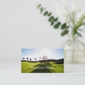 Golf spielende Visitenkarte (Stehend Vorderseite)