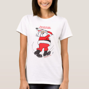 Golf spielende Weihnachtsgeschenke Sankt T-Shirt