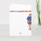 Golf spielende Weihnachtskarte Sankt Feiertagskarte (Rückseite)