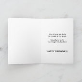 Golf spielende Witzkarte Karte (Innenseite)