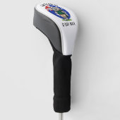 Golf spielender Vater Aussie Koala Headcover (angewinkelt)