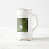 Golf spielendes Foto-Bier Stein Bierglas (VorderseiteRechts)