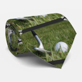 Golf spielendes Foto Krawatte (Gerollt)
