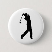 Golf-Spieler Button (Vorderseite)