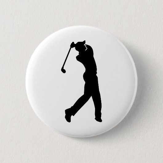 Golf-Spieler Button (Vorderseite)