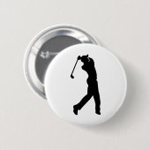 Golf-Spieler Button (Vorne & Hinten)