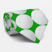 Golf-Spieler-grünes Gras-Krawatte Krawatte (Gerollt)
