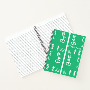 GOLF SPIRAL NOTEBOOK DESIGN NOTIZBLOCK