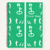 GOLF SPIRAL NOTEBOOK DESIGN NOTIZBLOCK (Vorderseite)