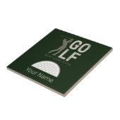 Golf Sport Bestes Spiel für Golfer und Coaches Fliese (Seite)