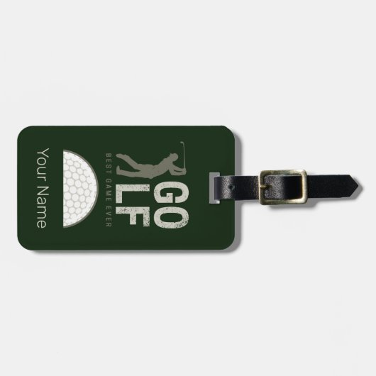 Golf Sport Bestes Spiel für Golfer und Coaches Gepäckanhänger (Vorderseite horizontal)