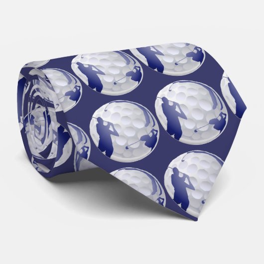 Golf, Sport, Hobby Krawatte (Gerollt)