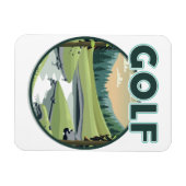 Golf Sportlogo Magnet (Horizontal)