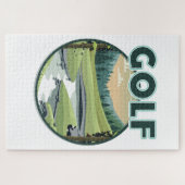 Golf Sportlogo Puzzle (Horizontal)