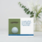 Golf Sports Postcard Postkarte (Stehend Vorderseite)