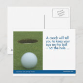 Golf Sports Postcard Postkarte (Vorne/Hinten)