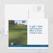 Golf Sports Postcard Postkarte (Vorne/Hinten)