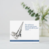 Golf Sports Postkarte (Stehend Vorderseite)