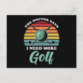 Golf Sprichwort Funny Postkarte (Vorderseite)