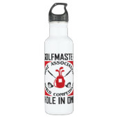 Golf Sprichwort in einem Edelstahlflasche (Vorderseite)