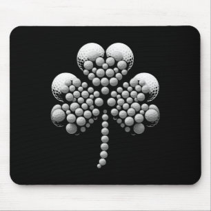 Golf St. Patricks Day Golf Irisches Golfen 2  Mousepad