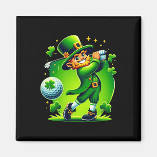 Golf St. Patricks Day Golf Irisches Golfen  Magnet