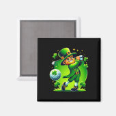 Golf St Patricks Day Golf Irish Golfing Magnet (Vorderseite/Rückseite)