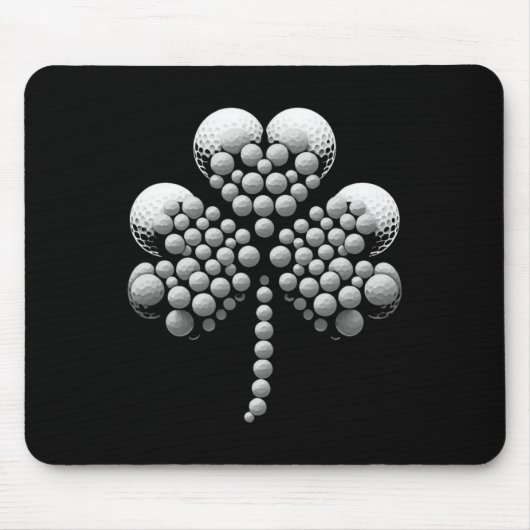 Golf St Patricks Day Golf Irish Golfo 2 Mousepad (Vorne)