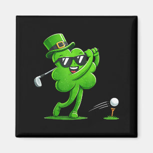 Golf St. Patricks Day Jungen Kinder Männer Sport I Magnet