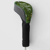 Golf St. Patrick's Day mit Golfball für Golfer Headcover (angewinkelt)
