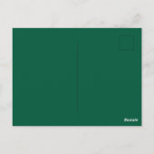 Golf St. Patrick's Day mit Golfball für Golfer Postkarte (Rückseite)