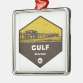 Golf Staat Park, Alabama Ornament Aus Metall (Links)