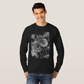 Golf Star, Black Grunge Golf T-Shirt (Vorne ganz)
